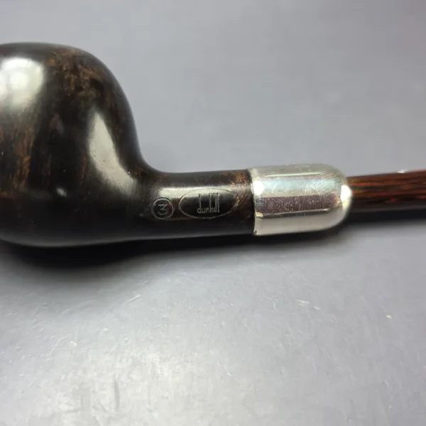 Dunhill 2009 Eight Ball Black Briar Smooth Apple w/ Case Estate Briar Pipe, Unsmoked - Image 10