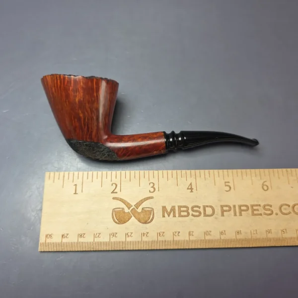 WO Larsen Partially Rusticated Dublin Estate Briar Pipe, Danish Estates - Image 10