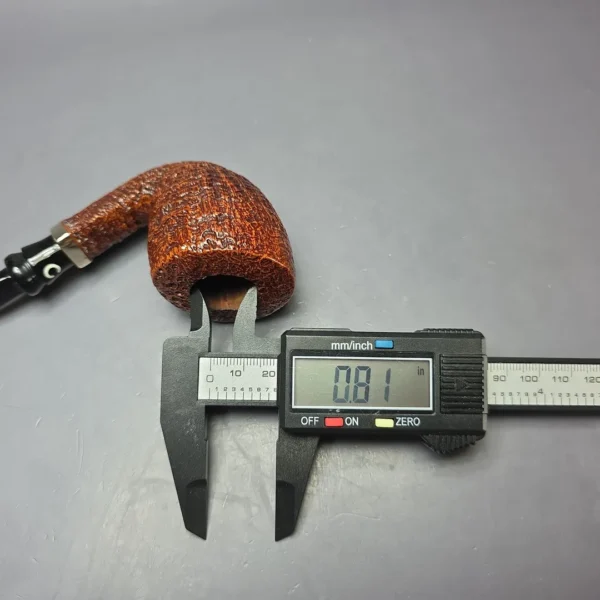 Il Ceppo Sandblasted Dublin w/ Silver Estate Briar Pipe, Italian Estates - Image 10