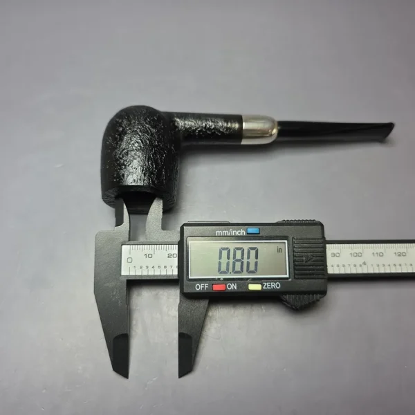 MBSD Briars Timeless Traditions 1 Sandblasted Billiard w/ Silver Handmade Briar Pipe, New - Image 10