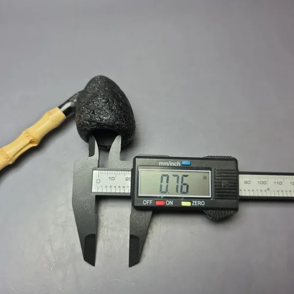 MBSD Briars Modern Masters 1 Sandblasted Peewit w/ Bamboo Briar Pipe, New - Image 10