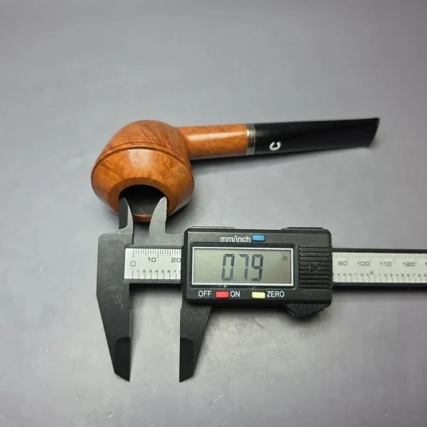 Il Ceppo (4) Smooth Rhodesian w/ Silver Estate Briar Pipe, Italian Estates, 9mm - Image 10