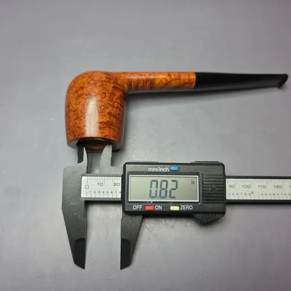 BST (Todd Bannard) Two Foot Grade Smooth Oval Shank Billiard Estate Briar Pipe, Unsmoked - Image 10