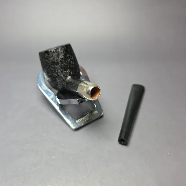 MBSD Briars Timeless Traditions 1 Sandblasted Billiard w/ Silver Handmade Briar Pipe, New - Image 10