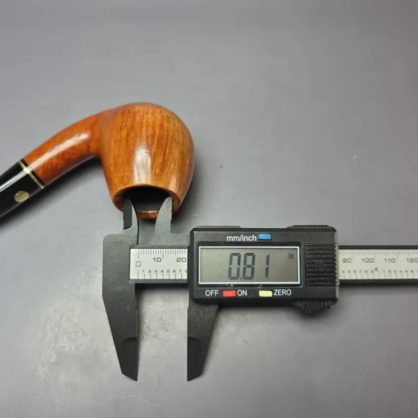 Mastro de Paja 3C Smooth Brandy w/ Brass Estate Briar Pipe, Italian Estates - Image 11