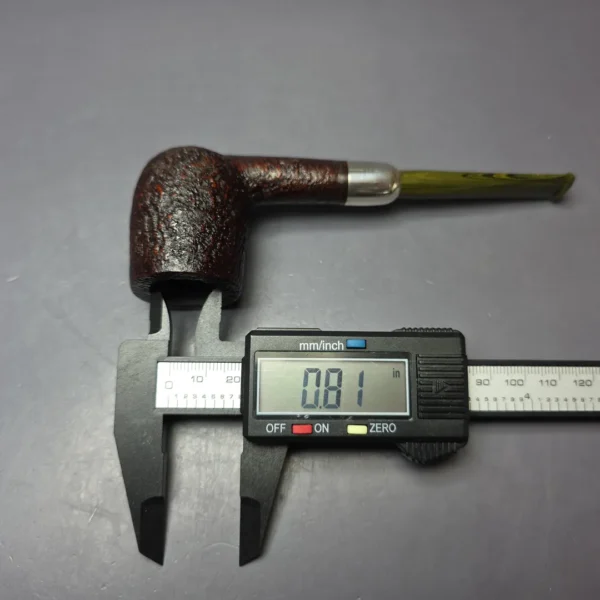 MBSD Briars Timeless Traditions 1 Sandblasted Billiard w/ Silver Handmade Briar Pipe, New - Image 11