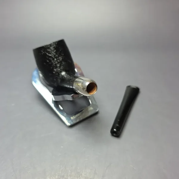 MBSD Briars Timeless Traditions 1 Sandblasted Billiard w/ Silver Handmade Briar Pipe, New - Image 11