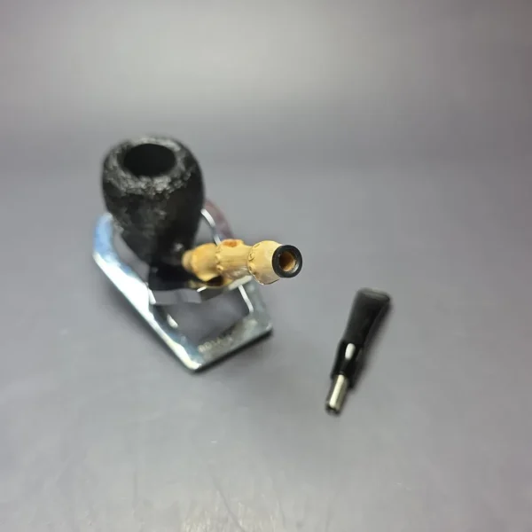 MBSD Briars Modern Masters 1 Sandblasted Peewit w/ Bamboo Briar Pipe, New - Image 11