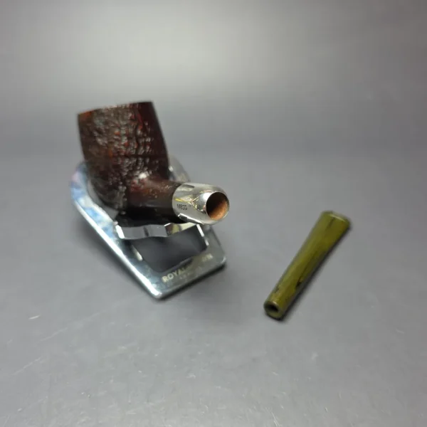 MBSD Briars Timeless Traditions 1 Sandblasted Billiard w/ Silver Handmade Briar Pipe, New - Image 12