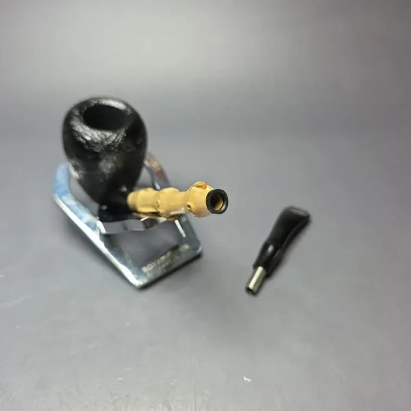 MBSD Briars Modern Masters 1 Sandblasted Peewit w/ Bamboo Briar Pipe, New - Image 12