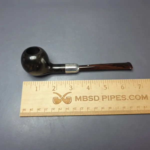 Dunhill 2009 Eight Ball Black Briar Smooth Apple w/ Case Estate Briar Pipe, Unsmoked - Image 12