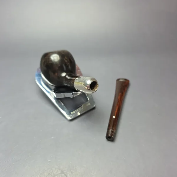 Dunhill 2009 Eight Ball Black Briar Smooth Apple w/ Case Estate Briar Pipe, Unsmoked - Image 14