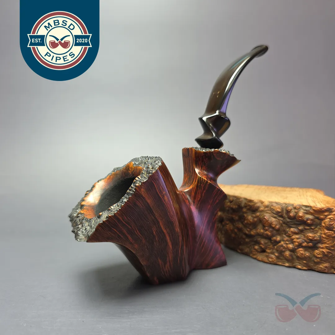Preben Holm Private Collection A Smooth Freehand Sitter Estate Briar Pipe, Danish Estates