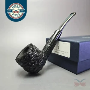 Savinelli 150th Anniversary Capri Root Briar 121 KS Rusticated Pot Briar Pipe, New