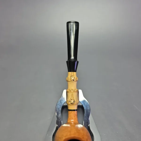 Emiliano Smooth Elf w/ Bamboo & Jupati Estate Briar Pipe, Other Estates - Image 7