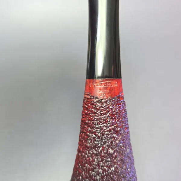 Walt Cannoy Cardinal House Munn Partially Rusticated "Razor Shank" Rhodesian Handmade Briar Pipe, New - Image 8