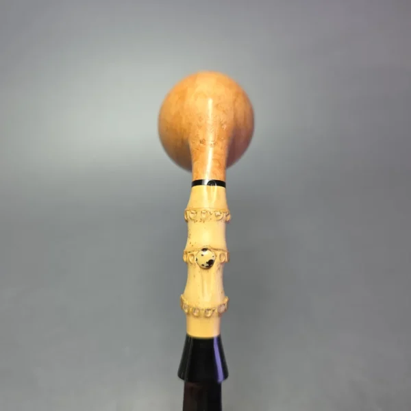 Emiliano Smooth Elf w/ Bamboo & Jupati Estate Briar Pipe, Other Estates - Image 6