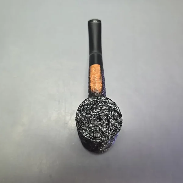 Savinelli 150th Anniversary Capri Root Briar 310 KS Rusticated Poker Briar Pipe, New - Image 9