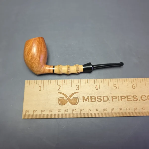 Emiliano Smooth Elf w/ Bamboo & Jupati Estate Briar Pipe, Other Estates - Image 5