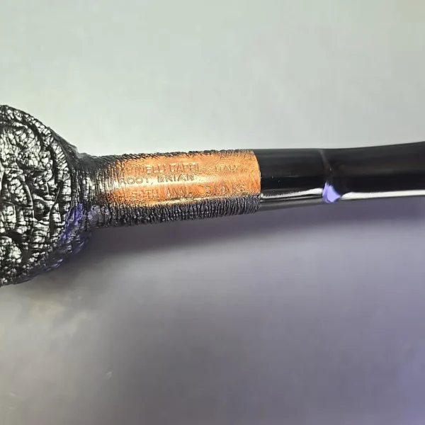 Savinelli 150th Anniversary Capri Root Briar 310 KS Rusticated Poker Briar Pipe, New - Image 10