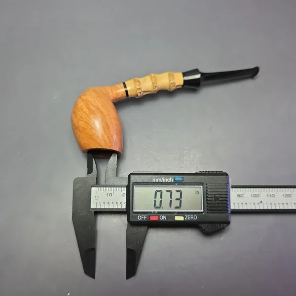 Emiliano Smooth Elf w/ Bamboo & Jupati Estate Briar Pipe, Other Estates - Image 4