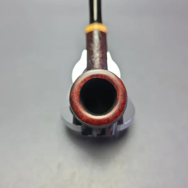 Smith House Partially Sandblasted Billiard w/ Boxwood Handmade Briar Pipe, New - Image 5