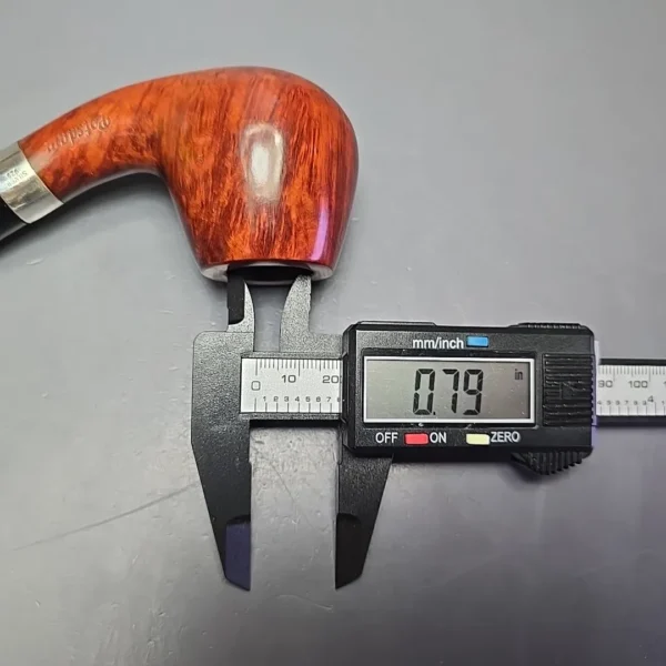 Design Berlin Potsdam 40 Smooth Brandy w/ Silver Estate Briar Pipe, Unsmoked, 9mm - Image 13