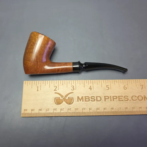 Celius Root Knight 16 Smooth Freehand Pickaxe Estate Briar Pipe, Danish Estates - Image 9