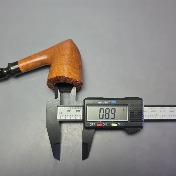 Celius Root Knight 16 Smooth Freehand Pickaxe Estate Briar Pipe, Danish Estates - Image 10