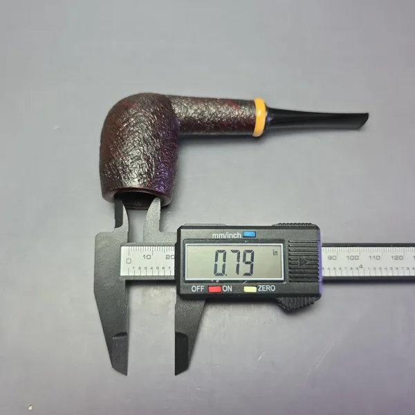 Smith House Partially Sandblasted Billiard w/ Boxwood Handmade Briar Pipe, New - Image 10