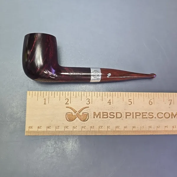 Peterson Irish Harp 106 Smooth Billiard w/ Silver Briar Pipe, New - Image 12