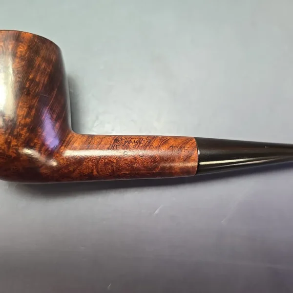 Barling's Make Pre-Transition YOW TVF Smooth Billiard Estate Briar Pipe, English Estates - Image 10