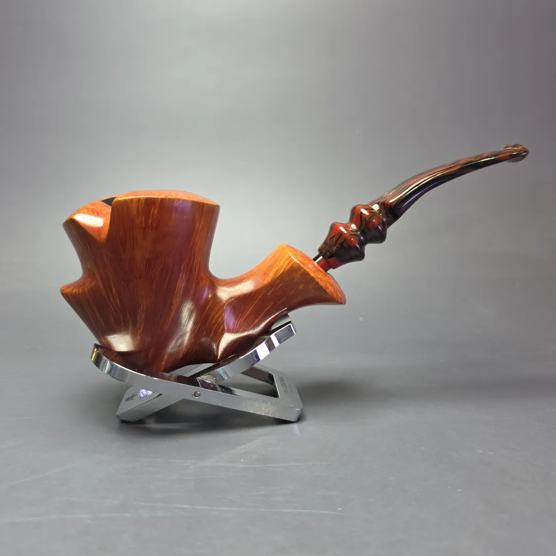 Ben Wade (Preben Holm) Heather XL Smooth Freehand Estate Briar Pipe, Unsmoked - Image 2