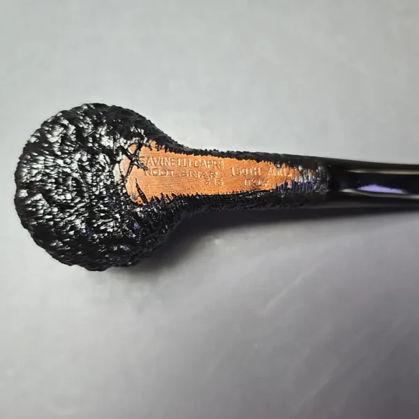 Savinelli 150th Anniversary Capri Root Briar 313 Rusticated Prince Briar Pipe, New - Image 10
