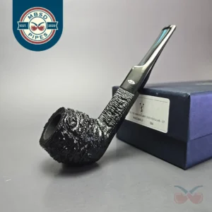 Savinelli 150th Anniversary Capri Root Briar 504 Rusticated Bulldog Briar Pipe, New