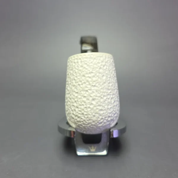 MBSD Meerschaum Deluxe Rusticated Oom Paul Block Meerschaum Pipe, Briars-Mortise, New - Image 3