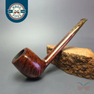 Bruno Nuttens Heritage H3 Smooth Canadian w/ Ebonite Briar Pipe, New