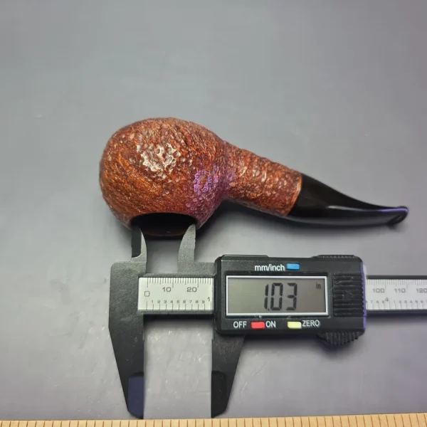 Savinelli Hercules 320 EX Rusticated Author Estate Briar Pipe, Italian Estates - Image 8