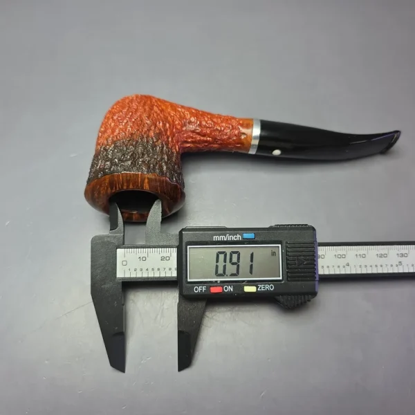 Mauro Armellini Partially Rusticated Dublin Estate Briar Pipe, Italian Estates - Image 9