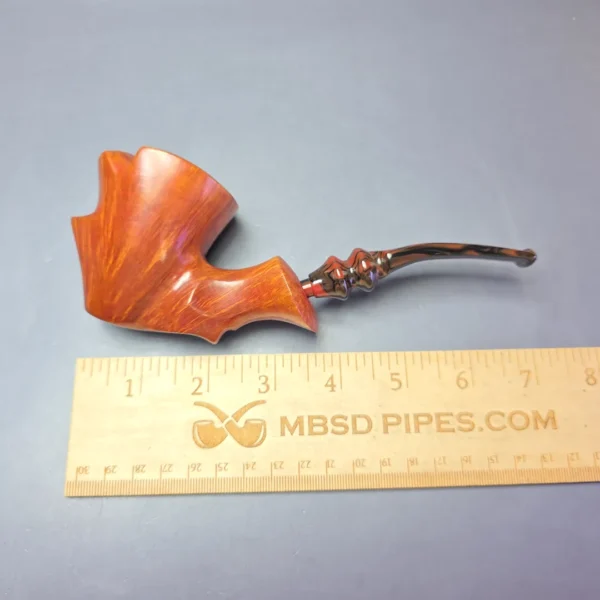 Ben Wade (Preben Holm) Heather XL Smooth Freehand Estate Briar Pipe, Unsmoked - Image 9