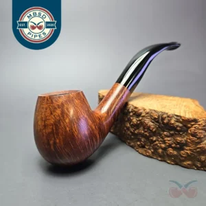 Gigi Millennium Smooth Brandy Estate Briar Pipe, Unsmoked, 9mm