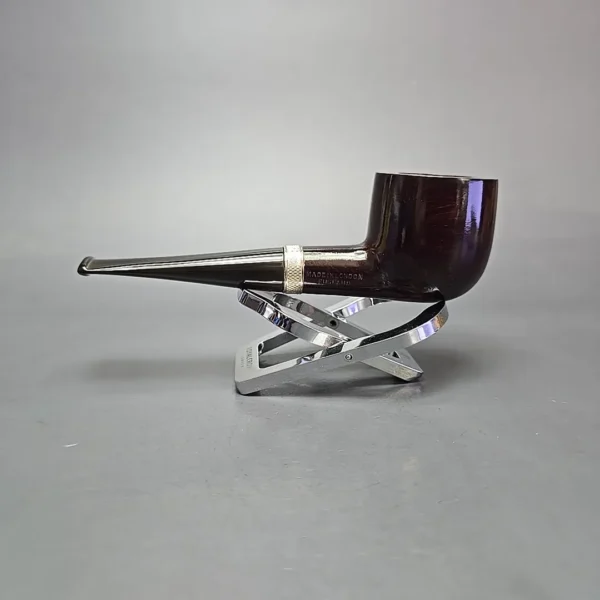 Jacobean (by Les Wood) Reo 206 Smooth Pot Estate Briar Pipe, Unsmoked - Image 4