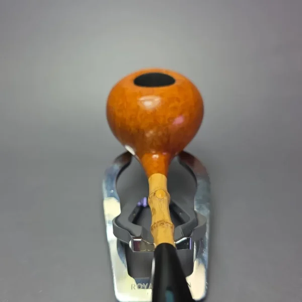 Xin Li Smooth Acorn w/ Bamboo & Boxwood Estate Briar Pipe, Unsmoked - Image 6