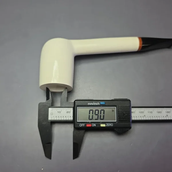 MBSD Meerschaum Deluxe XXL Translucent Liverpool Block Meerschaum Pipe, Briar-Mortise, New - Image 12