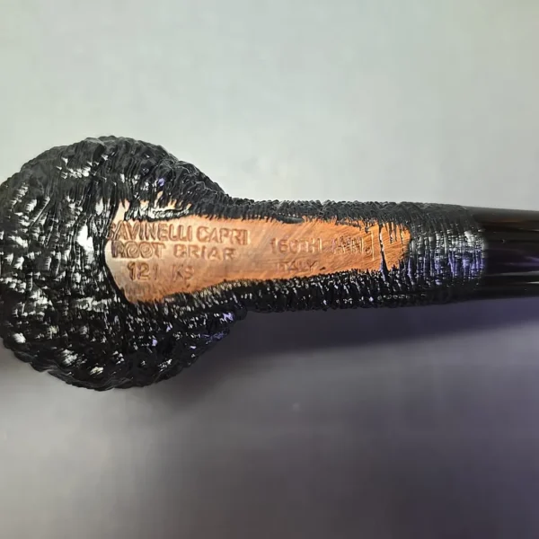 Savinelli 150th Anniversary Capri Root Briar 121 KS Rusticated Pot Briar Pipe, New - Image 10