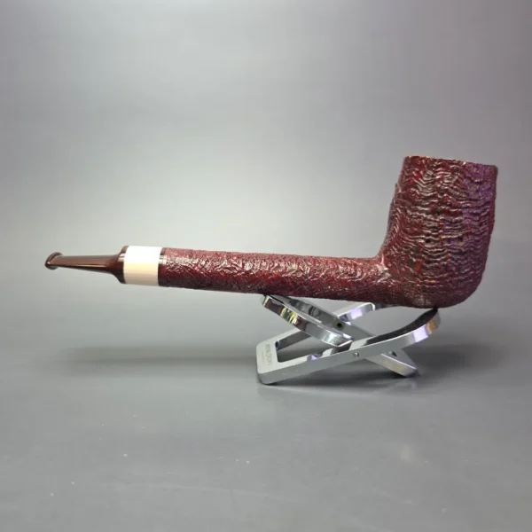 Jody Davis 2021 Friar C Sandblasted Lumberman w/ Ivorite Estate Briar Pipe, American Estates - Image 5