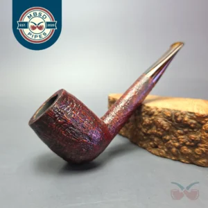 Smith House Vintage Sandblasted Liverpool Handmade Briar Pipe, New