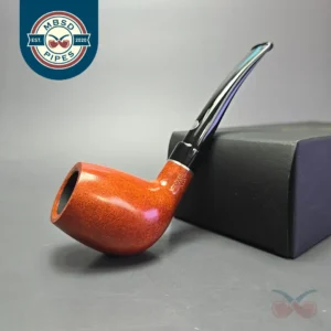 Mastro de Paja Dolce Vita L 03 Smooth Brandy Estate Briar Pipe, Unsmoked, 9mm