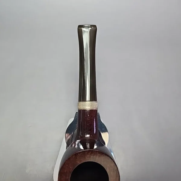 Jacobean (by Les Wood) Reo 206 Smooth Pot Estate Briar Pipe, Unsmoked - Image 7