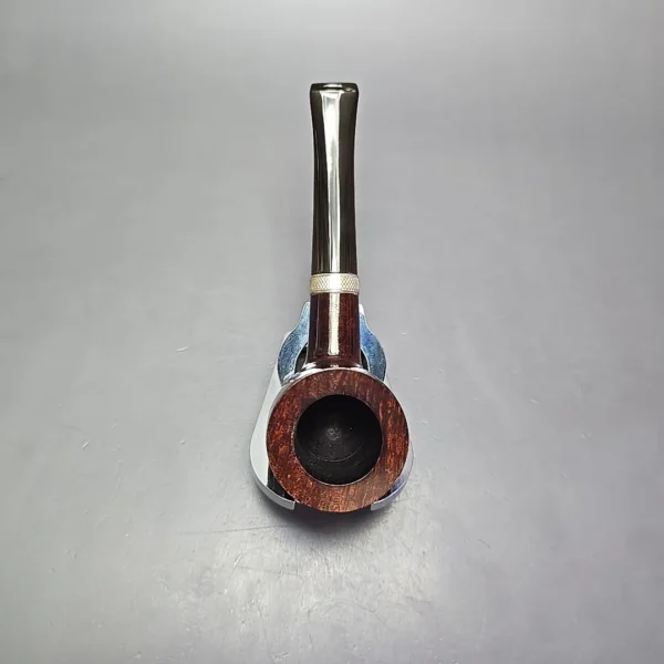 Jacobean (by Les Wood) Reo 206 Smooth Pot Estate Briar Pipe, Unsmoked - Image 8